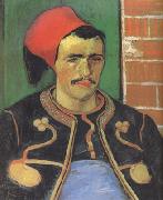 Vincent Van Gogh The Zouave (nn04) oil painting on canvas